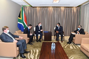 On the Visit of Ambassador-at-large, Head of the Secretariat of the Russia-Africa Partnership Forum H.E. Mr.Oleg Ozerov to RSA